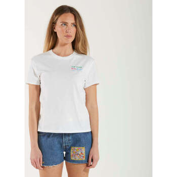 Abbigliamento Donna T-shirt maniche corte Mc2 Saint Barth t-shirt mare calma Bianco