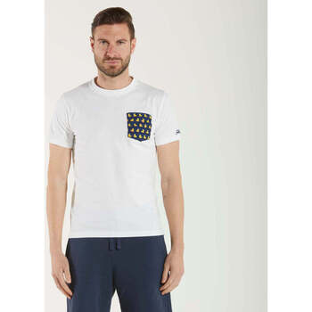 Abbigliamento Uomo T-shirt maniche corte Mc2 Saint Barth t-shirt duck taschino Bianco