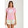 Abbigliamento Donna T-shirt maniche corte Mc2 Saint Barth t-shirt heart rosa Rosa