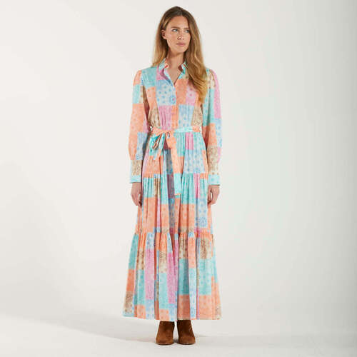 Abbigliamento Donna Vestiti Mc2 Saint Barth chemisier cotton bandanna multic Multicolore