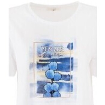 Abbigliamento Donna T-shirt maniche corte Yes Zee T-shirt Girocollo BIANCO