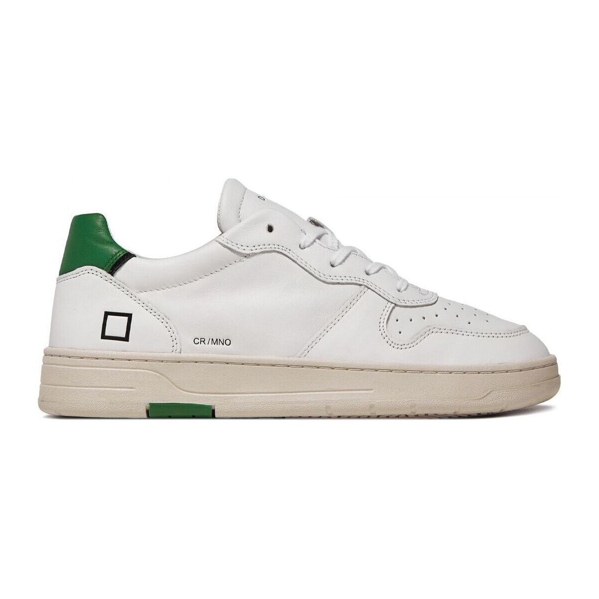 Scarpe Uomo Sneakers Date M997-CR-CA-WG - COURT CALF-WHITE GREEN Bianco