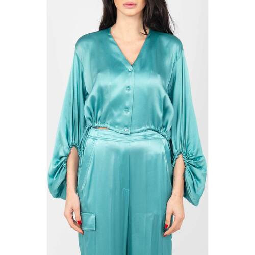 Abbigliamento Donna Camicie Semicouture Y4SM07 O50 Verde