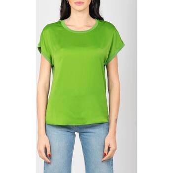 Abbigliamento Donna T-shirt maniche corte Diana Gallesi G426R000466N 05 Verde
