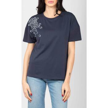 Abbigliamento Donna T-shirt maniche corte Diana Gallesi G438R000478N 34 Blu