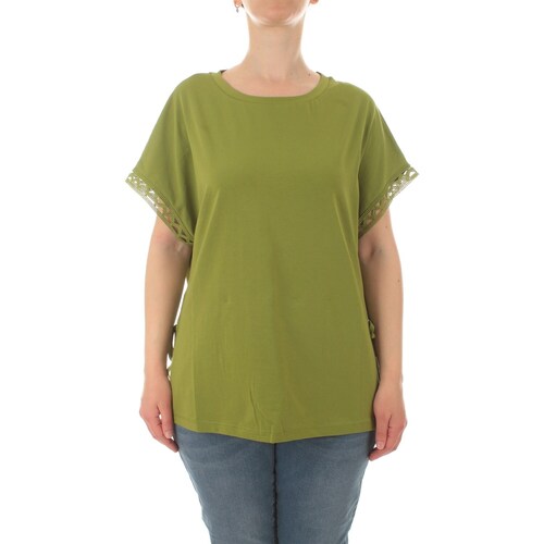 Abbigliamento Donna T-shirt maniche corte Corte Dei Gonzaga Gold DE6270 Verde