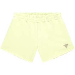Abbigliamento Bambina Shorts / Bermuda Guess Pantaloncini garzati con logo J4GD25K8802 Giallo-A82G-LIME