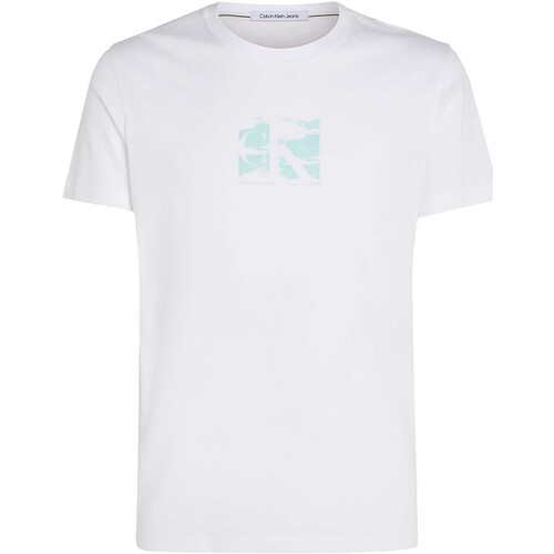 Abbigliamento Uomo T-shirt & Polo Ck Jeans Small Box Logo Tee Bianco