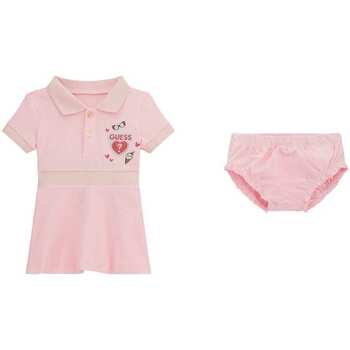 Abbigliamento Bambina Abiti corti Guess Set abito con mutandine A4GK16K9N14 Rosa