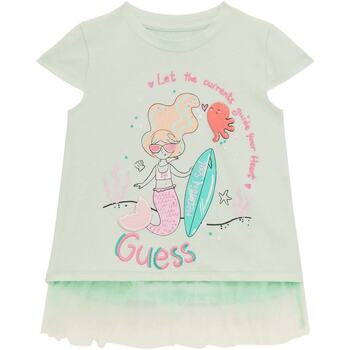 Image of T-shirt Guess T-shirt in cotone con logo paillettes K4GI18K6YW1