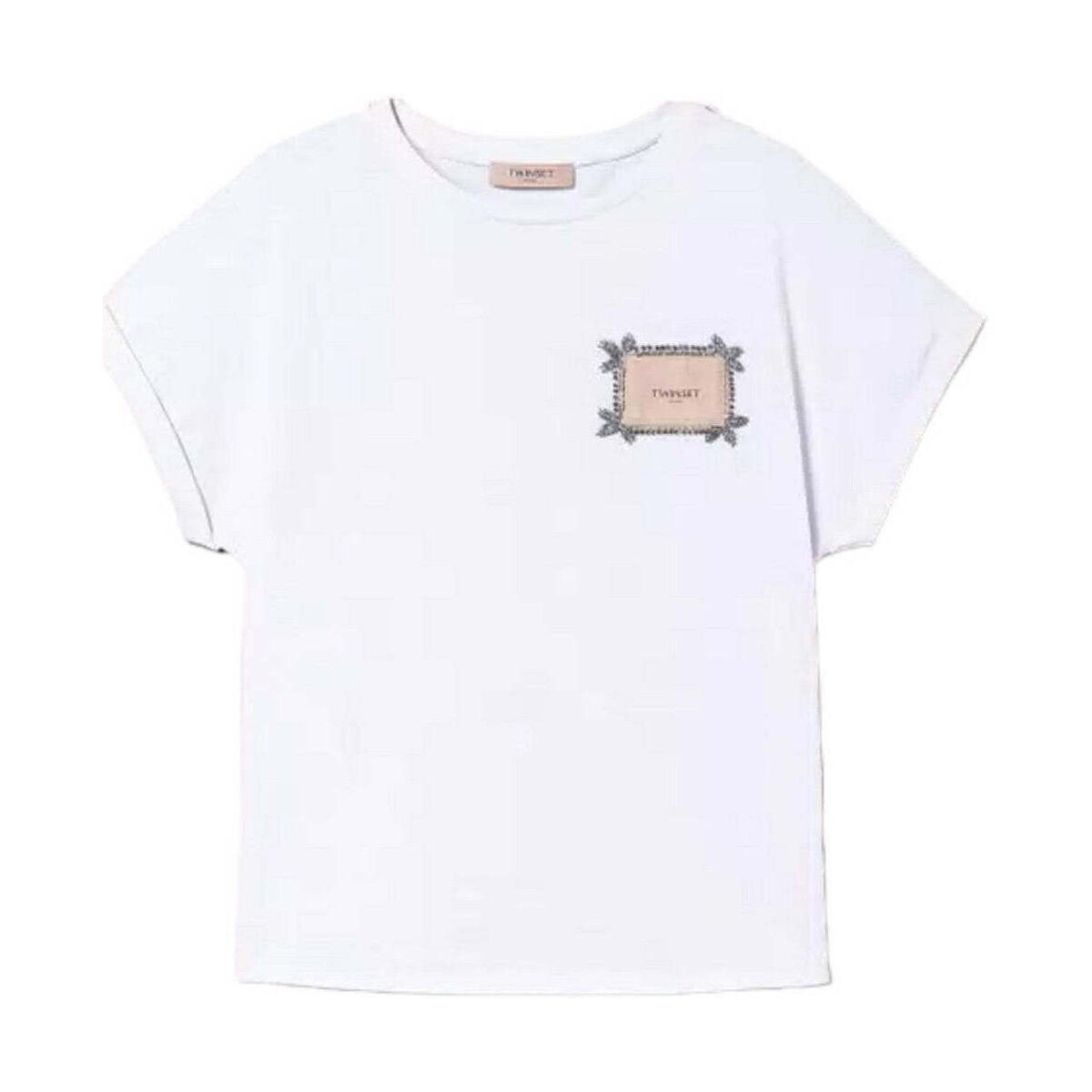 Abbigliamento Donna T-shirt & Polo Twin Set T-Shirt e Polo Donna  241TP2211 00001 Bianco Bianco