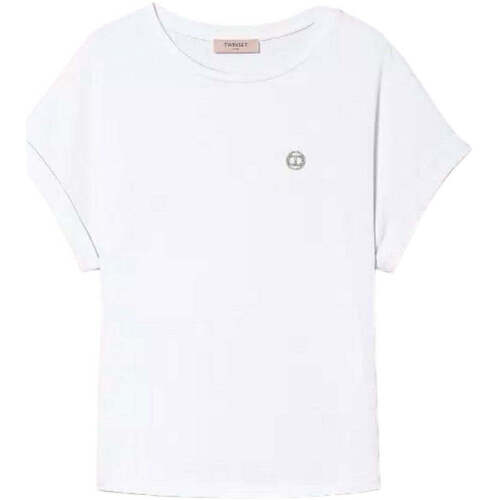 Abbigliamento Donna T-shirt & Polo Twin Set T-Shirt e Polo Donna  241TP2215 00001 Bianco Bianco