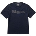Image of T-shirt Blauer T-Shirt Uomo con Scritta