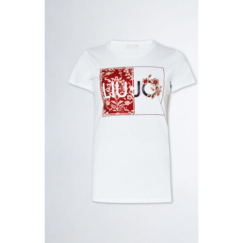 Abbigliamento Donna T-shirt maniche corte Liu Jo  Bianco