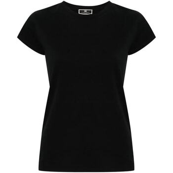 Abbigliamento Donna T-shirt maniche corte Elisabetta Franchi MAGLIA Nero