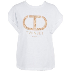Abbigliamento Donna T-shirt maniche corte Twin Set 241tt2142-00001 Bianco