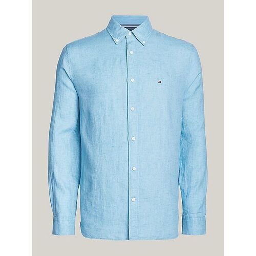 Abbigliamento Uomo Camicie maniche lunghe Tommy Hilfiger MW0MW34602-C30 BLUE SPELL Blu