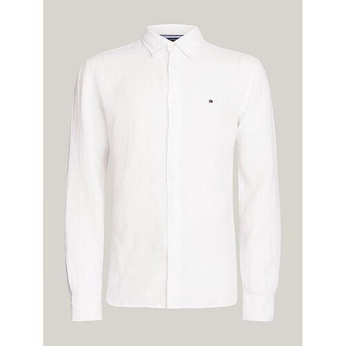 Abbigliamento Uomo Camicie maniche lunghe Tommy Hilfiger MW0MW34602-YCF OPTIC WHITE Bianco