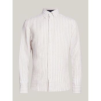 Abbigliamento Uomo Camicie maniche lunghe Tommy Hilfiger MW0MW34646-OAA Bianco