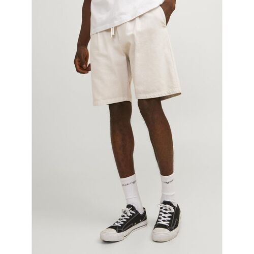 Abbigliamento Uomo Shorts / Bermuda Jack & Jones 12250090 TONY-ECRU Bianco