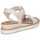 Scarpe Donna Sandali Inuovo sandalo 113031 pelle intrecciata beige Beige