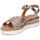 Scarpe Donna Sandali Inuovo sandalo 113065 pelle intrecciata bronzo Altri