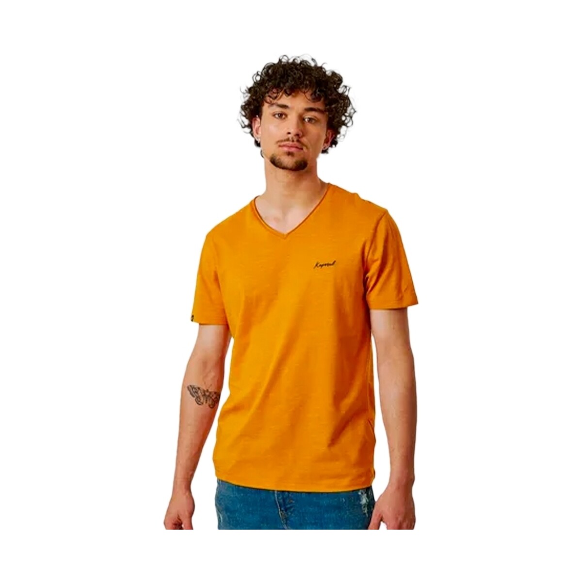 Abbigliamento Uomo T-shirt maniche corte Kaporal Neter Arancio