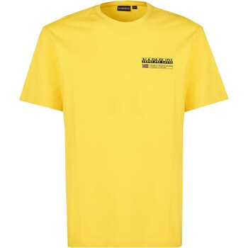 Abbigliamento Uomo T-shirt & Polo Napapijri S-KASBA Y1K1 Yellow visible