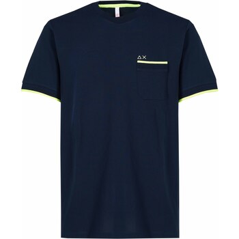 Abbigliamento Uomo T-shirt & Polo Sun68 T34124 07 Blu