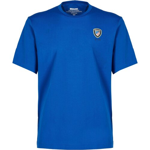 Abbigliamento Uomo T-shirt & Polo Blauer 24SBLUH02145 974 Molto blu