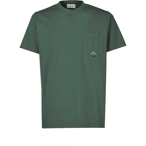 Abbigliamento Uomo T-shirt & Polo Roy Rogers T-SHIRT POCKET MAN C0127 University green