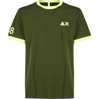 Abbigliamento Uomo T-shirt & Polo Sun68 T34125 37 Verde scuro