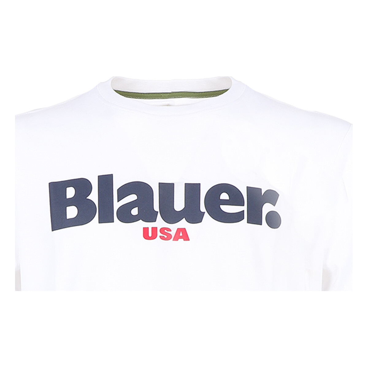 Abbigliamento Uomo T-shirt & Polo Blauer 24SBLUH02564 100 Bianco