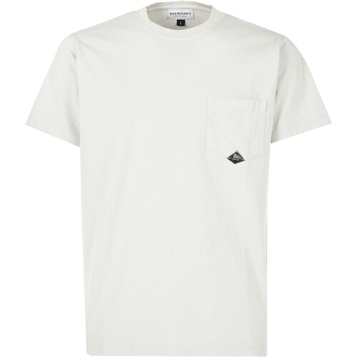 Abbigliamento Uomo T-shirt & Polo Roy Rogers T-SHIRT POCKET MAN C0105 Beige