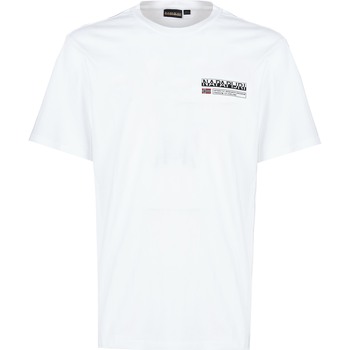 Abbigliamento Uomo T-shirt maniche corte Napapijri S-KASBA 0021 Bianco