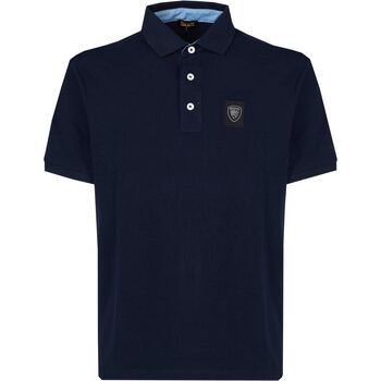 Abbigliamento Uomo T-shirt & Polo Blauer 24SBLUT02150 888 Blu