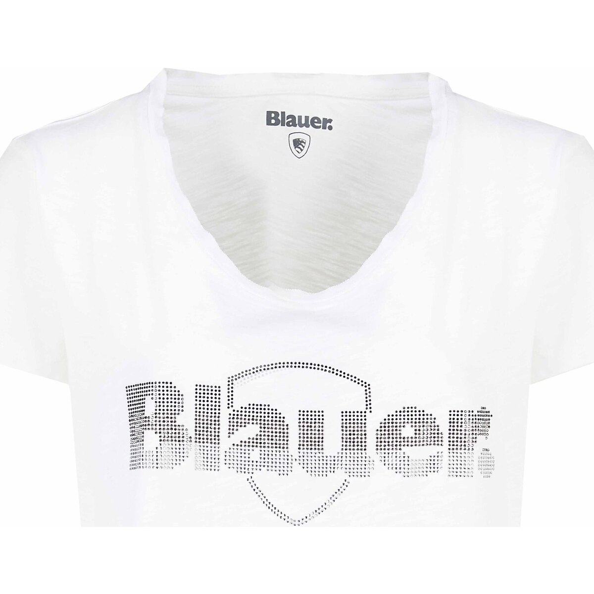 Abbigliamento Donna T-shirt & Polo Blauer 24SBLDH02335 102 Bianco neve