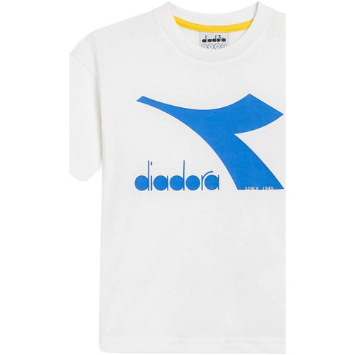 Abbigliamento Unisex bambino T-shirt & Polo Diadora 102179354 Bianco