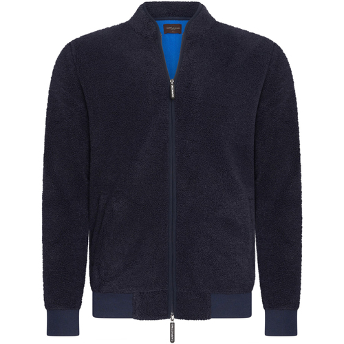 Abbigliamento Uomo Felpe Cappuccino Italia Sherpa Fleece Vest Blu