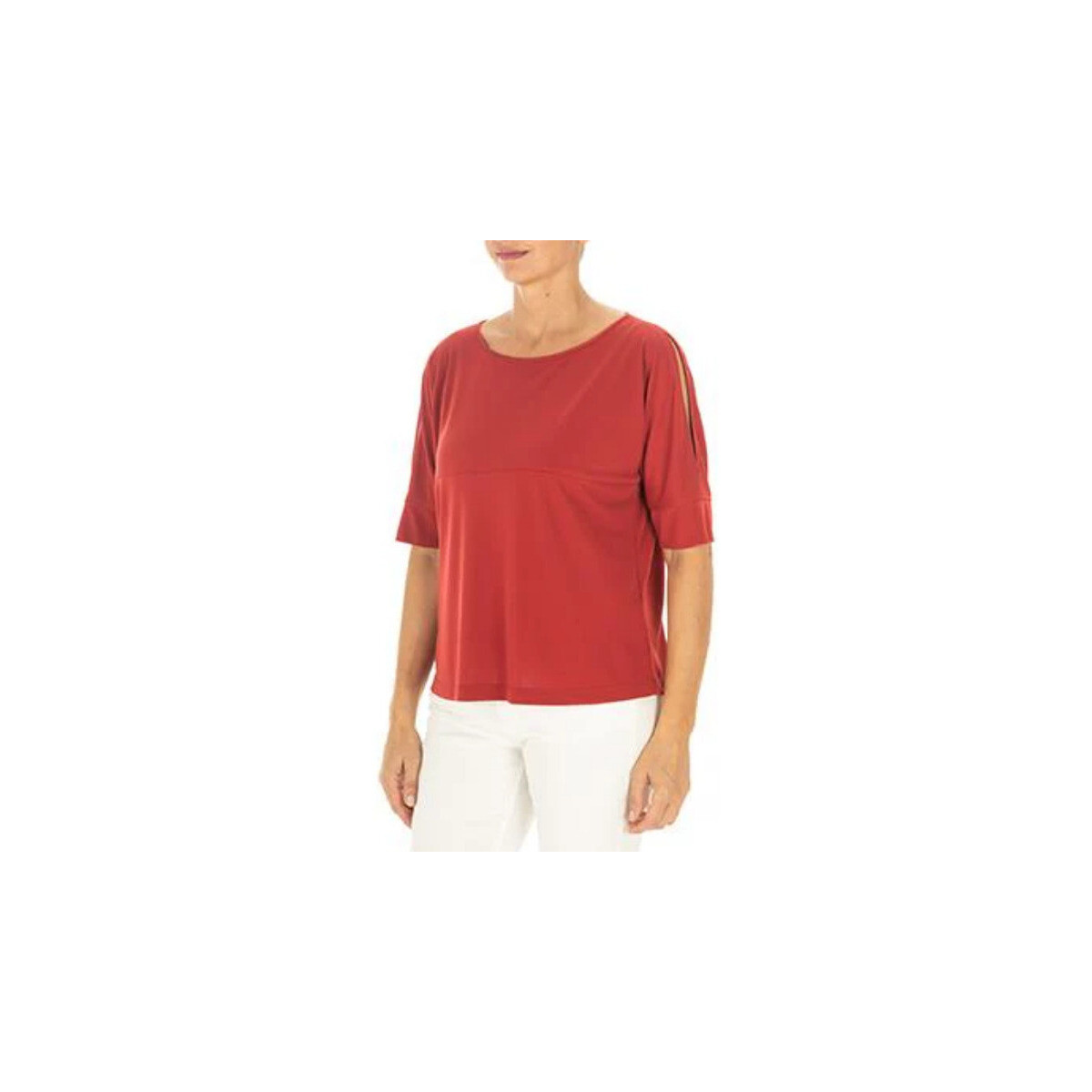 Abbigliamento Donna Top / T-shirt senza maniche Diana Gallesi ATRMPN-45067 Rosso