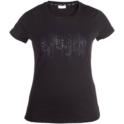 Abbigliamento Donna T-shirt & Polo Liu Jo TA4246 JS003 Nero