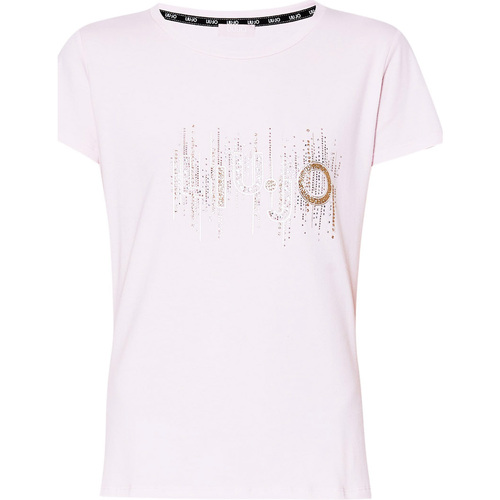 Abbigliamento Donna T-shirt & Polo Liu Jo TA4246 JS003 Rosa