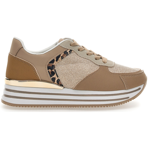 Scarpe Donna Sneakers Cafe' Cost 230 Beige