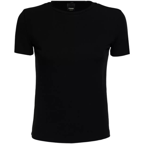 Abbigliamento Donna T-shirt & Polo Pinko maglia nera Memnone Nero