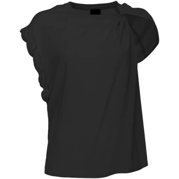 Abbigliamento Donna Top / T-shirt senza maniche Pinko blusa nera Tindaro Nero