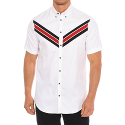 Abbigliamento Uomo Camicie maniche corte Dsquared S71DM0053-S41308-100 Bianco