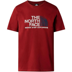 Abbigliamento Uomo T-shirt maniche corte The North Face NF0A87NW Rosso