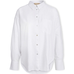Abbigliamento Donna Top / Blusa Jjxx Jamie Linen Shirt L/S - White Bianco