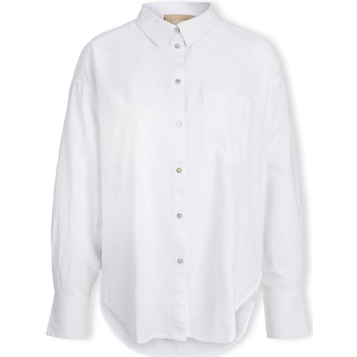 Abbigliamento Donna Top / Blusa Jjxx Jamie Linen Shirt L/S - White Bianco