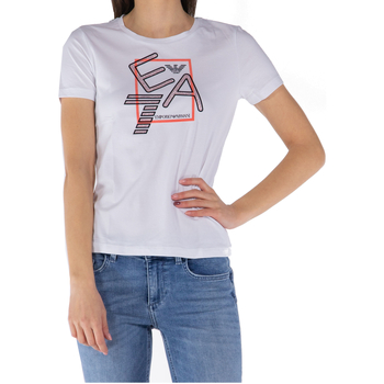 Abbigliamento Donna T-shirt maniche corte Emporio Armani EA7 3DTT32-TJFKZ Bianco